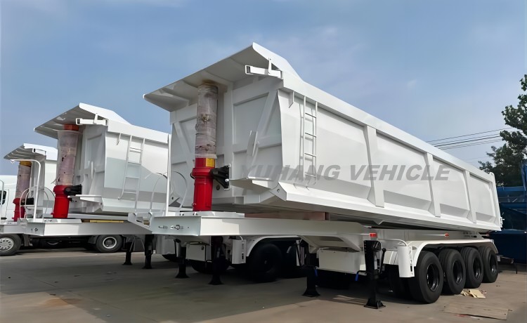 Tipper semi trailer price — exhaustive structure and technical characteristics-YUHANG VEHICLE
