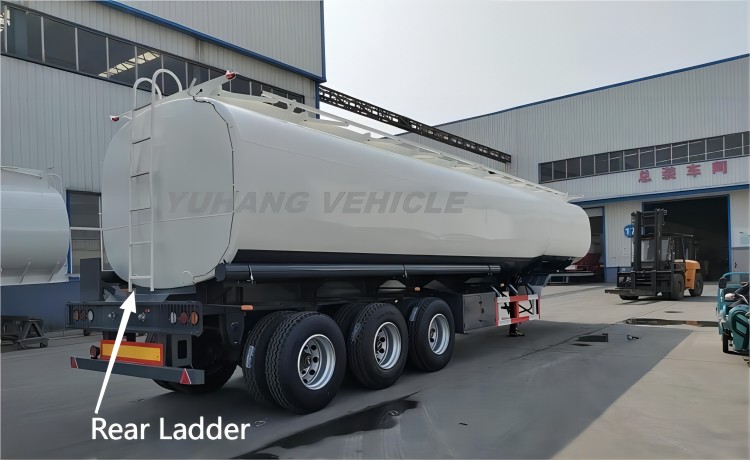 45000 Liters Fuel Tank Semi Trailer has been sent to Ghana-YUHANG VEHICLE