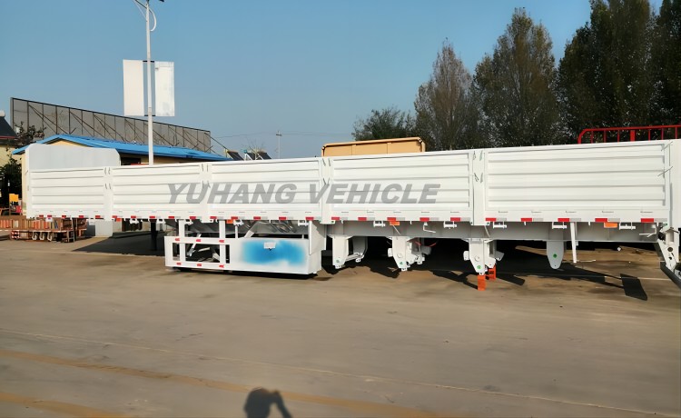 60/80/100/120 Ton Sidewall Cargo Semi Trailer Design Specs-YUHANG VEHICLE