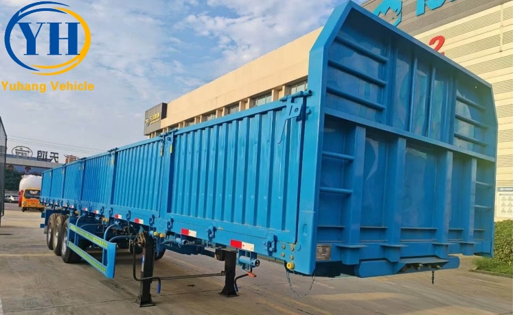 Triaxle Trailer with Boards will be exported to Harare, Zimbabwe-YUHANG VEHICLE Triaxle Trailer with Boards will be exported to Harare, Zimbabwe-YUHANG VEHICLE