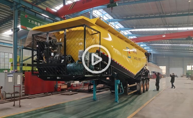 50CBM Bulk Cement Tanker Trailer has been shipped to Ethiopia-YUHANG VEHICLE