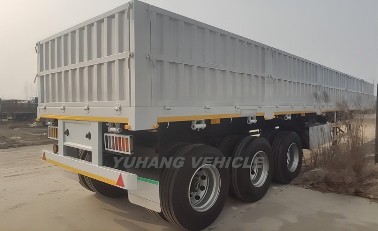 Triple Axle 60 T Side Wall Trailer will be sent to Mexico-YUHANG VEHICLE