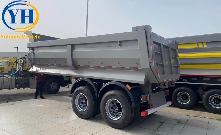 2 Axle 35CBM Semi Dump Trailer will be sent to Dar es Salaam, Tanzania-YUHANG VEHICLE 2 Axle 35CBM Semi Dump Trailer will be sent to Dar es Salaam, Tanzania-YUHANG VEHICLE