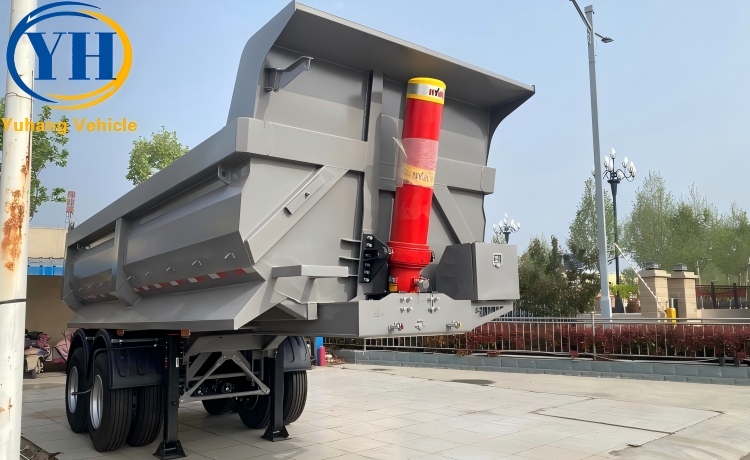 2 Axle 35CBM Semi Dump Trailer will be sent to Dar es Salaam, Tanzania-YUHANG VEHICLE 2 Axle 35CBM Semi Dump Trailer will be sent to Dar es Salaam, Tanzania-YUHANG VEHICLE