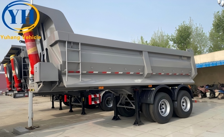 2 Axle 35CBM Semi Dump Trailer will be sent to Dar es Salaam, Tanzania-YUHANG VEHICLE 2 Axle 35CBM Semi Dump Trailer will be sent to Dar es Salaam, Tanzania-YUHANG VEHICLE