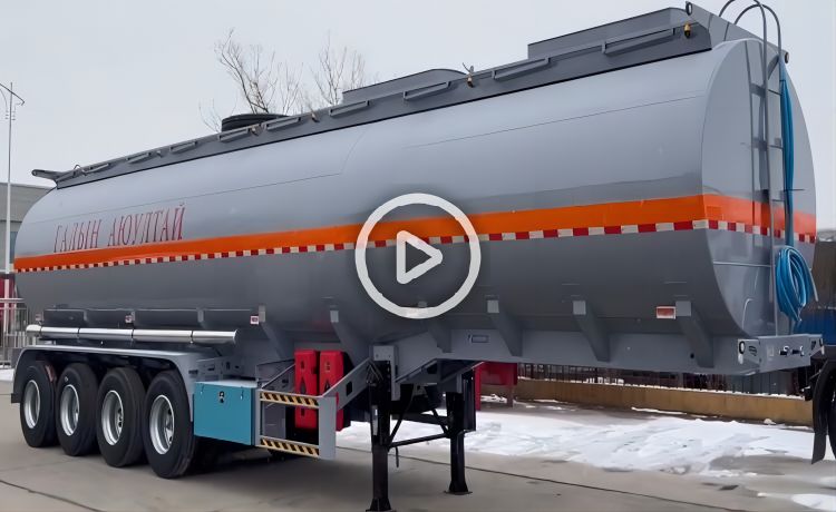 4 Axle Fuel Tanker Trailer-YUHANG VEHICLE