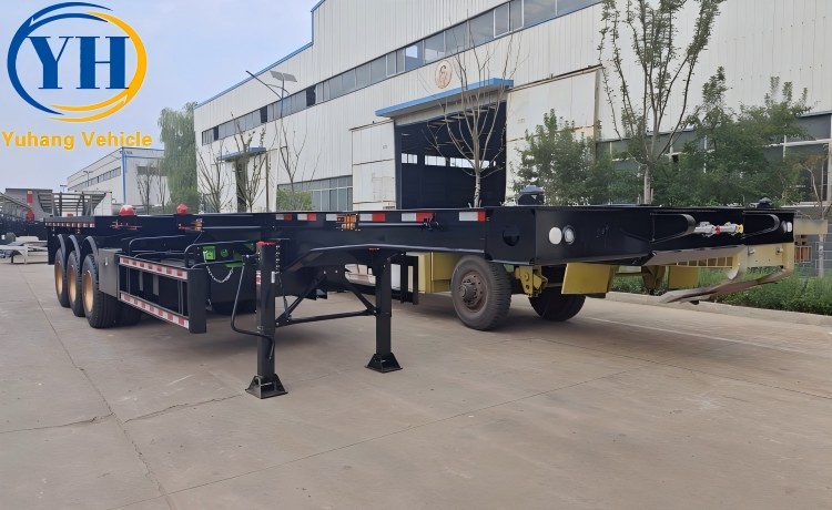 3 Axle 40 Foot Skeletal Semi Trailer is ready to be sent to Trinidad and Tobago-YUHANG VEHICLE 3 Axle 40 Foot Skeletal Semi Trailer is ready to be sent to Trinidad and Tobago-YUHANG VEHICLE