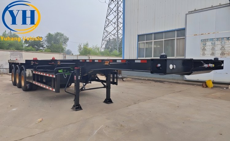3 Axle 40 Foot Skeletal Semi Trailer is ready to be sent to Trinidad and Tobago-YUHANG VEHICLE 3 Axle 40 Foot Skeletal Semi Trailer is ready to be sent to Trinidad and Tobago-YUHANG VEHICLE