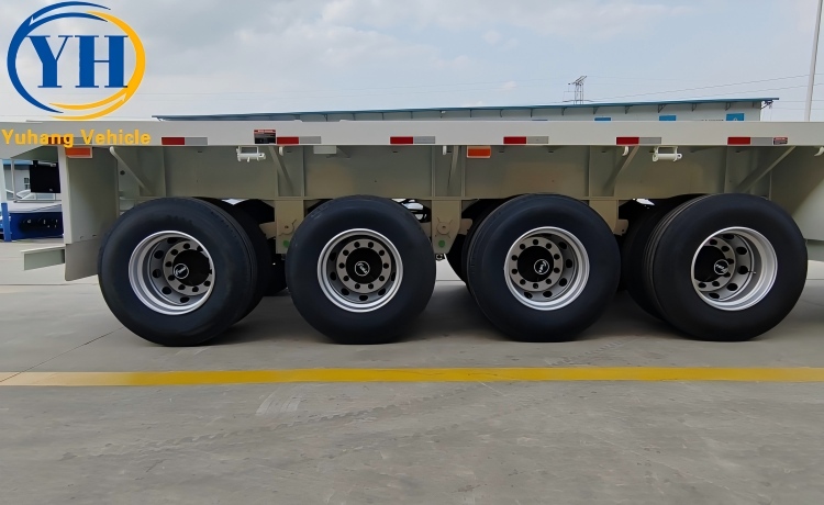 45Ft Flatbed Semi Trailer will be exported to Kenya-YUHANG VEHICLE 45Ft Flatbed Semi Trailer will be exported to Kenya-YUHANG VEHICLE