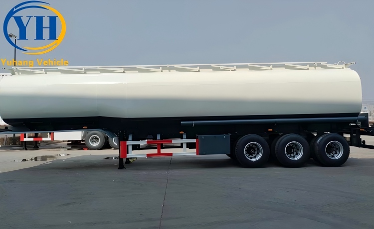 45000 Liters Fuel Tank Semi Trailer has been sent to Ghana-YUHANG VEHICLE 45000 Liters Fuel Tank Semi Trailer has been sent to Ghana-YUHANG VEHICLE