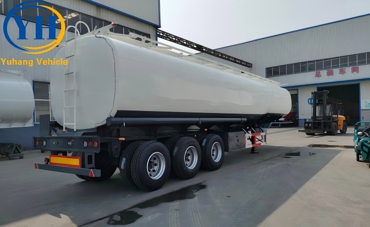 45000 Liters Fuel Tank Semi Trailer has been sent to Ghana-YUHANG VEHICLE 45000 Liters Fuel Tank Semi Trailer has been sent to Ghana-YUHANG VEHICLE
