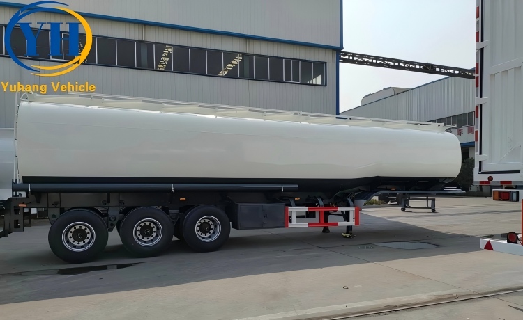 45000 Liters Fuel Tank Semi Trailer has been sent to Ghana-YUHANG VEHICLE 45000 Liters Fuel Tank Semi Trailer has been sent to Ghana-YUHANG VEHICLE