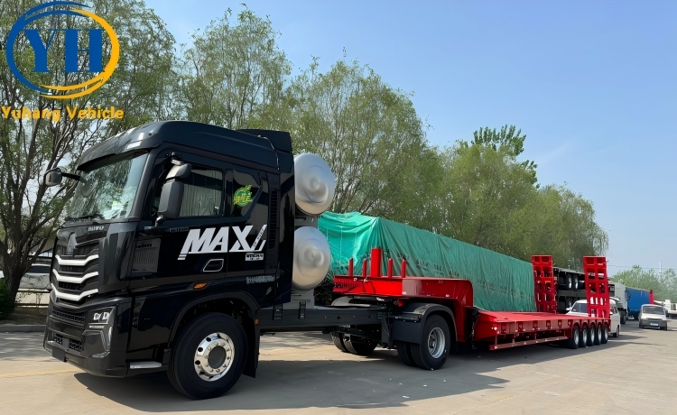 120 Ton Heavy Duty Low Bed Truck Trailer with Best Price for Sale In Congo-YUHANG VEHICLE 120 Ton Heavy Duty Low Bed Truck Trailer with Best Price for Sale In Congo-YUHANG VEHICLE