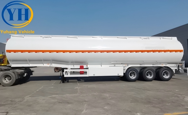 3 Axles 48000L Palm Oil Tanker Trailer Price will be exported to Zambia-YUHANG VEHICLE 3 Axles 48000L Palm Oil Tanker Trailer Price will be exported to Zambia-YUHANG VEHICLE