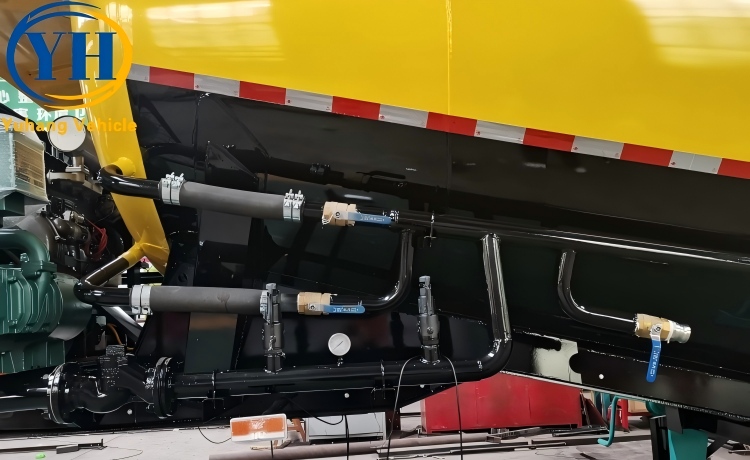 50CBM Bulk Cement Tanker Trailer will be shipped to Ethiopia-YUHANG VEHICLE 50CBM Bulk Cement Tanker Trailer will be shipped to Ethiopia-YUHANG VEHICLE
