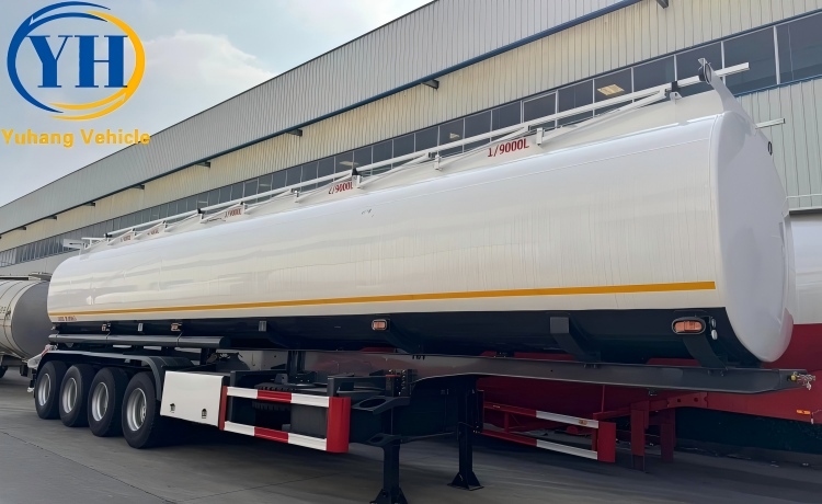 38000 Liters Semi Tanker Trailer Receives Order from Costa Rica Customer-YUHANG VEHICLE 38000 Liters Semi Tanker Trailer Receives Order from Costa Rica Customer-YUHANG VEHICLE