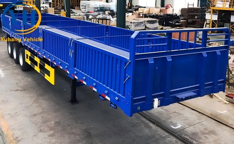 Tri Axle Grain Semi Trailer is ready to be sent to Rwanda-YUHANG VEHICLE Tri Axle Grain Semi Trailer is ready to be sent to Rwanda-YUHANG VEHICLE