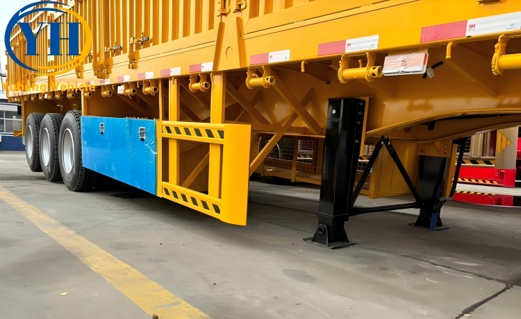 3 Axle Fence Cargo Truck Trailer is ready to be sent to Zambia-YUHANG VEHICLE 3 Axle Fence Cargo Truck Trailer is ready to be sent to Zambia-YUHANG VEHICLE