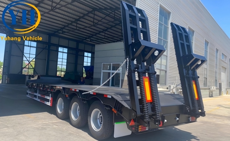 70 Ton Semi Low Bed Trailer will be exported to Trinidad and Tobago-YUHANG VEHICLE 70 Ton Semi Low Bed Trailer will be exported to Trinidad and Tobago-YUHANG VEHICLE