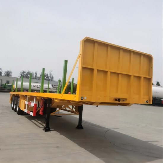 3 Axle Wood Transport Trailer