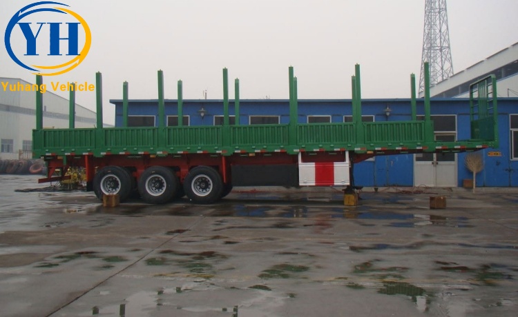 3 Axle 60 Ton Cargo Sidewall Truck Trailer is ready to be shipped to Zimbabwe-YUHANG VEHICLE 3 Axle 60 Ton Cargo Sidewall Truck Trailer is ready to be shipped to Zimbabwe-YUHANG VEHICLE