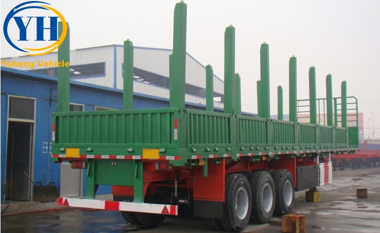 3 Axle 60 Ton Cargo Sidewall Truck Trailer is ready to be shipped to Zimbabwe-YUHANG VEHICLE 3 Axle 60 Ton Cargo Sidewall Truck Trailer is ready to be shipped to Zimbabwe-YUHANG VEHICLE