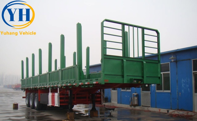 3 Axle 60 Ton Cargo Sidewall Truck Trailer is ready to be shipped to Zimbabwe-YUHANG VEHICLE 3 Axle 60 Ton Cargo Sidewall Truck Trailer is ready to be shipped to Zimbabwe-YUHANG VEHICLE