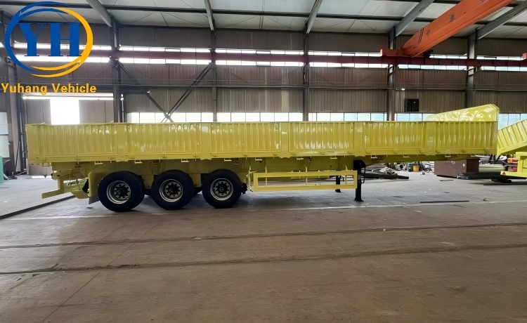 50 Ton Side Dump Trailer will be sent to Tanzania Dar es Salaam-YUHANG VEHICLE 50 Ton Side Dump Trailer will be sent to Tanzania Dar es Salaam-YUHANG VEHICLE