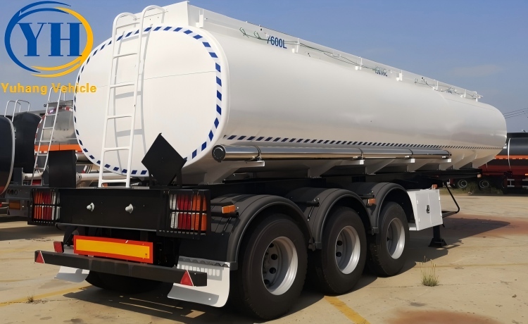 3 Axle 40000 Liter Aluminum Alloy Tank Truck Trailer will delivered to Indonesia-YUHANG VEHICLE 3 Axle 40000 Liter Aluminum Alloy Tank Truck Trailer will delivered to Indonesia-YUHANG VEHICLE