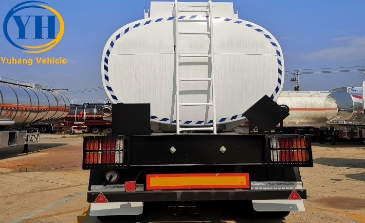 3 Axle 40000 Liter Aluminum Alloy Tank Truck Trailer will delivered to Indonesia-YUHANG VEHICLE 3 Axle 40000 Liter Aluminum Alloy Tank Truck Trailer will delivered to Indonesia-YUHANG VEHICLE
