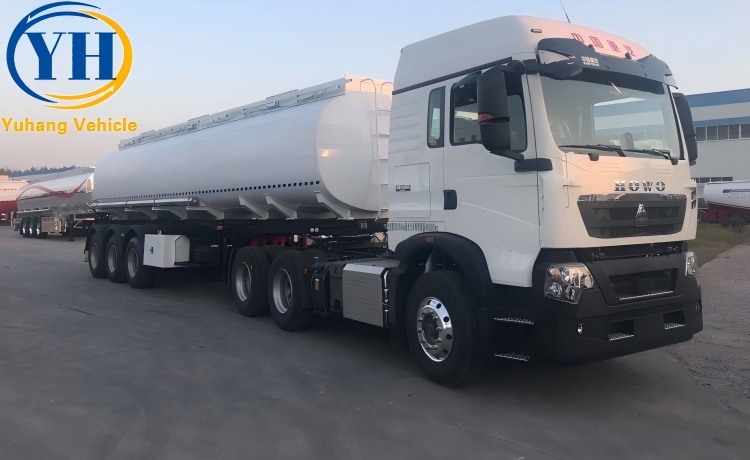 3 Axle 40000 Liter Aluminum Alloy Tank Truck Trailer will delivered to Indonesia-YUHANG VEHICLE 3 Axle 40000 Liter Aluminum Alloy Tank Truck Trailer will delivered to Indonesia-YUHANG VEHICLE