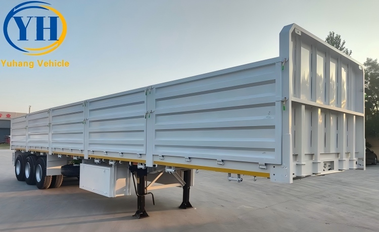 40 Feet 3 Axle Side Boards Trailer will be sent to Zimbabwe-YUHANG VEHICLE 40 Feet 3 Axle Side Boards Trailer will be sent to Zimbabwe-YUHANG VEHICLE