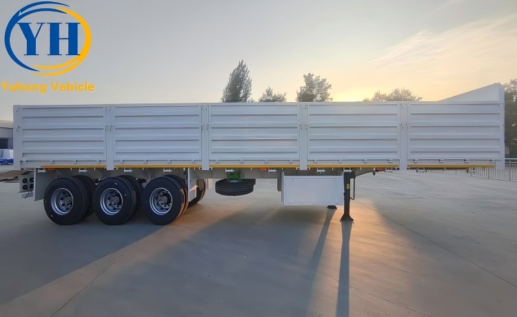 40 Feet 3 Axle Side Boards Trailer will be sent to Zimbabwe-YUHANG VEHICLE 40 Feet 3 Axle Side Boards Trailer will be sent to Zimbabwe-YUHANG VEHICLE
