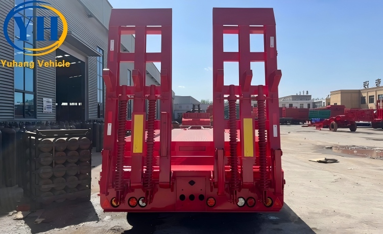 8 Axle Extendable Lowbed Trailer will be exported to Philippines-YUHANG VEHICLE 8 Axle Extendable Lowbed Trailer will be exported to Philippines-YUHANG VEHICLE