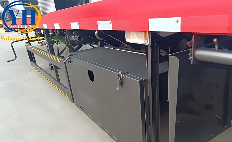 3 Axle Flatbed Platform Trailer ready ship to Sierra Leone-YUHANG VEHICLE 3 Axle Flatbed Platform Trailer ready ship to Sierra Leone-YUHANG VEHICLE