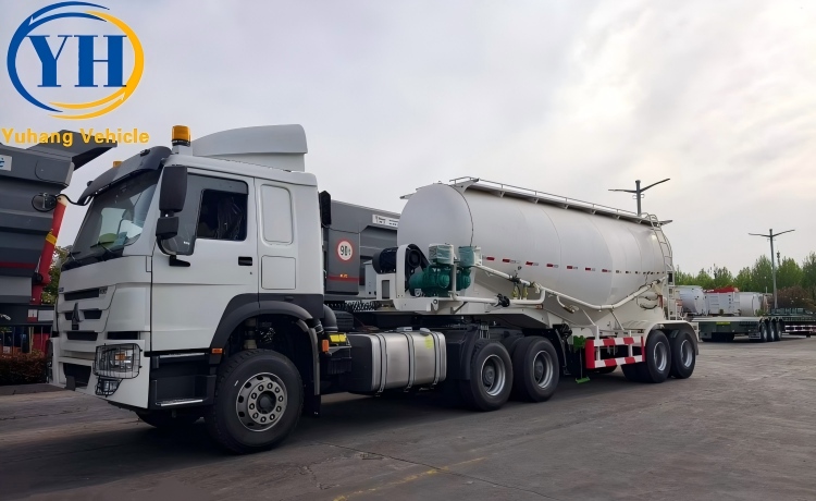 50 Ton Bulk Cement Transport Trailer is ready to be sent to Saudi Arabia-YUHANG VEHICLE 50 Ton Bulk Cement Transport Trailer is ready to be sent to Saudi Arabia-YUHANG VEHICLE