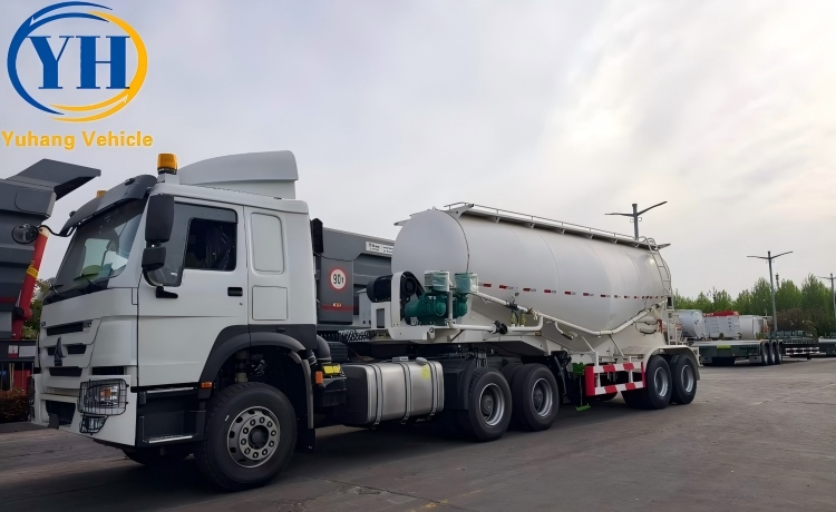 50 Ton Bulk Cement Transport Trailer is ready to be sent to Saudi Arabia-YUHANG VEHICLE 50 Ton Bulk Cement Transport Trailer is ready to be sent to Saudi Arabia-YUHANG VEHICLE