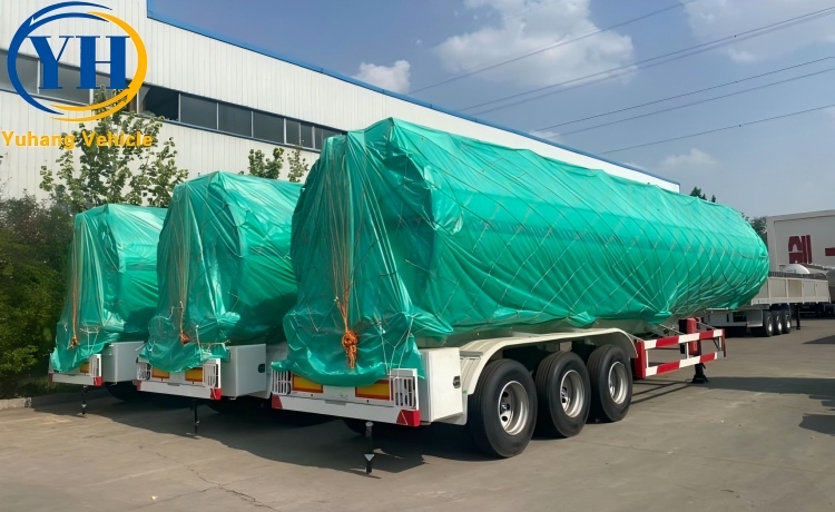 45000 Liters Oil Tanker Trailer will be export to Malawi-YUHANG VEHICLE 45000 Liters Oil Tanker Trailer will be export to Malawi-YUHANG VEHICLE