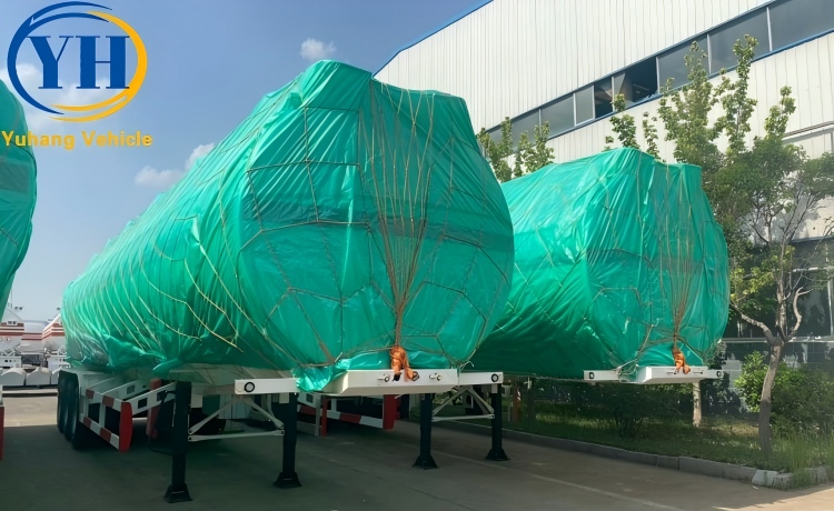 45000 Liters Oil Tanker Trailer will be export to Malawi-YUHANG VEHICLE 45000 Liters Oil Tanker Trailer will be export to Malawi-YUHANG VEHICLE