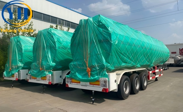 45000 Liters Oil Tanker Trailer will be export to Malawi-YUHANG VEHICLE 45000 Liters Oil Tanker Trailer will be export to Malawi-YUHANG VEHICLE