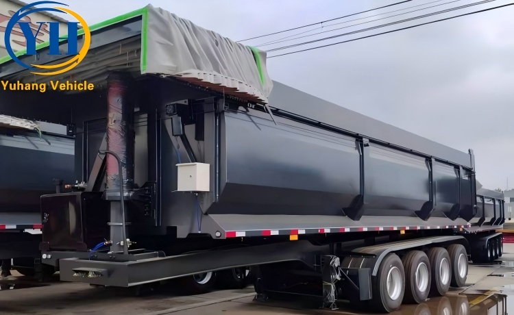 Several Units of 100 Ton Dump Trailer ready to be shipped to Mexico-YUHANG VEHICLE Several Units of 100 Ton Dump Trailer ready to be shipped to Mexico-YUHANG VEHICLE