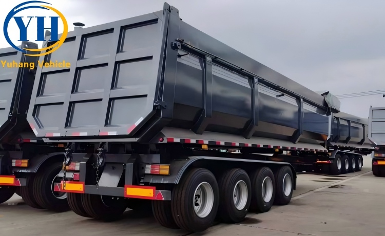 Several Units of 100 Ton Dump Trailer ready to be shipped to Mexico-YUHANG VEHICLE Several Units of 100 Ton Dump Trailer ready to be shipped to Mexico-YUHANG VEHICLE