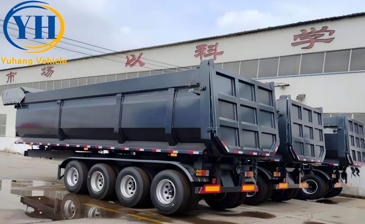 Several Units of 100 Ton Dump Trailer ready to be shipped to Mexico-YUHANG VEHICLE Several Units of 100 Ton Dump Trailer ready to be shipped to Mexico-YUHANG VEHICLE
