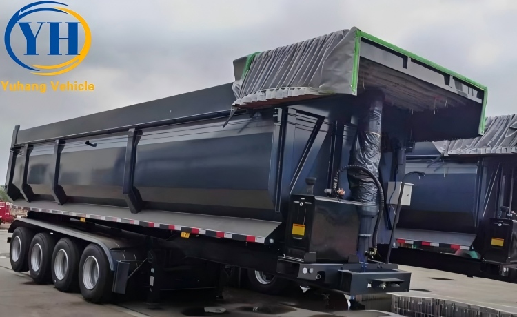 Several Units of 100 Ton Dump Trailer ready to be shipped to Mexico-YUHANG VEHICLE Several Units of 100 Ton Dump Trailer ready to be shipped to Mexico-YUHANG VEHICLE