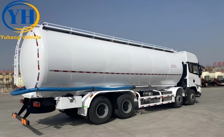 2 Axle Bulk Cement Tanker Trailer will be sent to Jamaica-YUHANG VEHICLE 2 Axle Bulk Cement Tanker Trailer will be sent to Jamaica-YUHANG VEHICLE