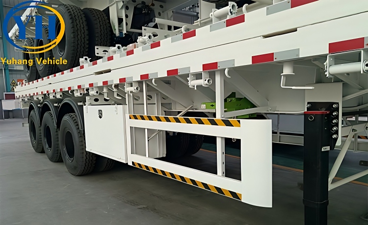 Buy 40Ft Semi Flatbed Trailer will be sent to Cameroon-YUHANG VEHICLE Buy 40Ft Semi Flatbed Trailer will be sent to Cameroon-YUHANG VEHICLE