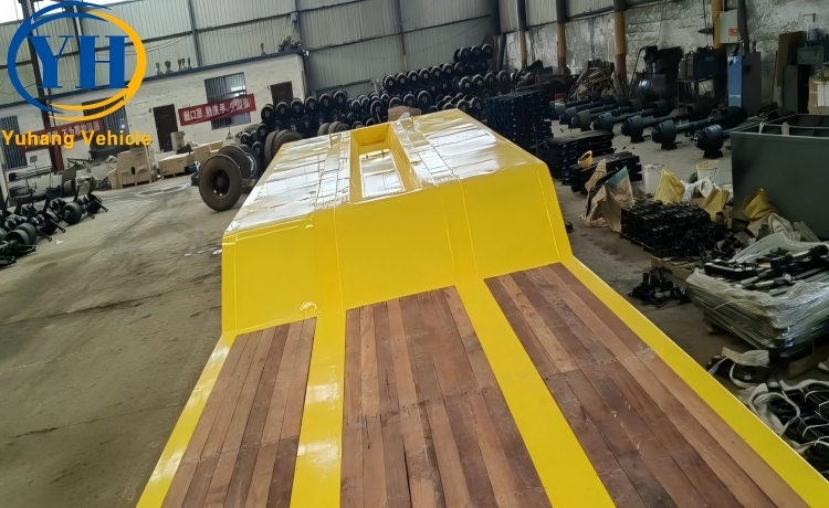 Cheap Price 4 Axle 100 Ton Lowboy Removable Gooseneck Trailer for Sale In Barbados-YUHANG VEHICLE Cheap Price 4 Axle 100 Ton Lowboy Removable Gooseneck Trailer for Sale In Barbados-YUHANG VEHICLE