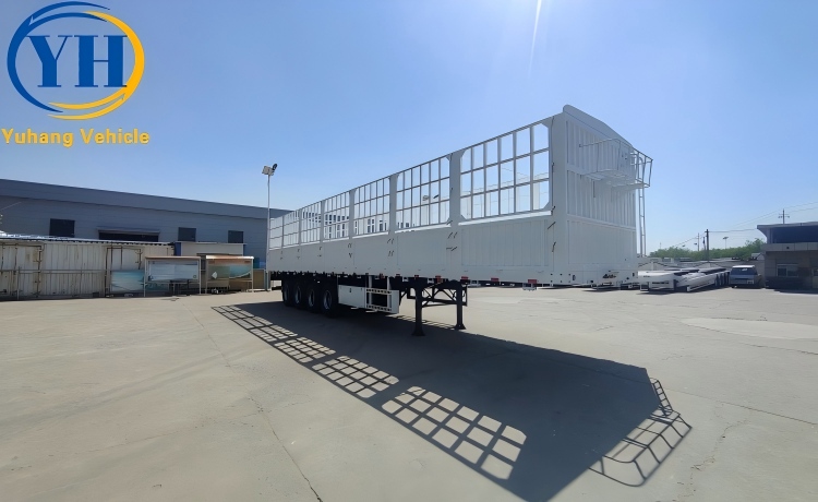 Tri Axle Fence Truck Trailer will be sent to Tanzania-YUHANG VEHICLE Tri Axle Fence Truck Trailer will be sent to Tanzania-YUHANG VEHICLE