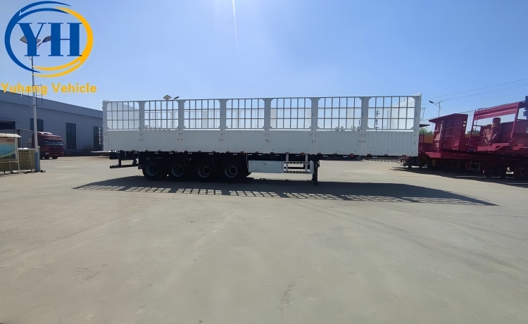 Tri Axle Fence Truck Trailer will be sent to Tanzania-YUHANG VEHICLE Tri Axle Fence Truck Trailer will be sent to Tanzania-YUHANG VEHICLE