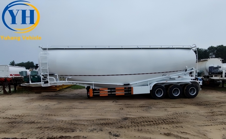 3 Axle Bulk Cement Tanker Trailer will be sent to Kenya-YUHANG VEHICLE 3 Axle Bulk Cement Tanker Trailer will be sent to Kenya-YUHANG VEHICLE